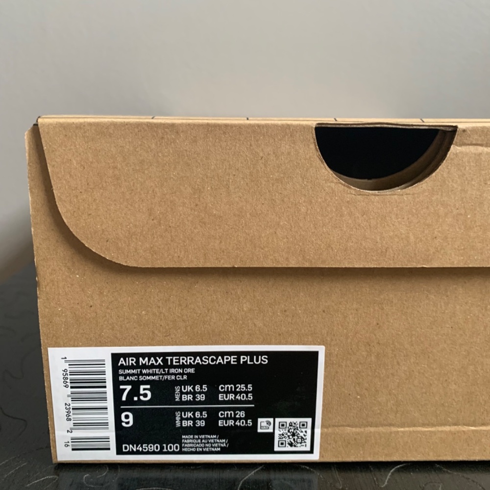 Nike Air Max Terrascape Plus Size 7.5 White Light Iron Ore - Picture 5 of 7